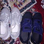 دو جفت کفش نو استفاده نشده مردانه و پسرانه