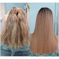 کراتین /رنگ و لایت/شینیون و میکاپ