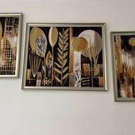 تابلو تکسچر سه تیکه