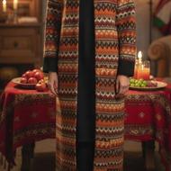 پالتو یلدایی شیک بلند مجلسی