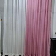 پرده حریر مدل پانچ با میله