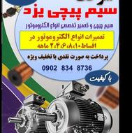 سیم پیچی انواع الکتروموتور 10 ماهه