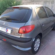 پژو 206خانگی دور رنگ تقریبا شاسیا پلم بدون خرج در حد 1400