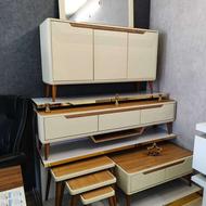 میزتلویون جلومبل عسلی آینه کنسول