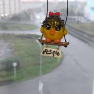 آویز ماشین،دستساز،فانتزی،جوجه بد اخلاق