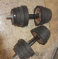 جفت دمبل 10 کیلوویی مجموع 20