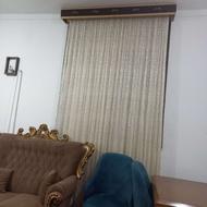 پرده سه عدد با زیر پرده ایی و همه لوازم اش