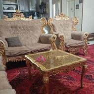 مبلمان 7نفره بامیزوسط وعسلی