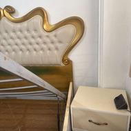 تخت خواب د‌ونفره با دو پا تختی