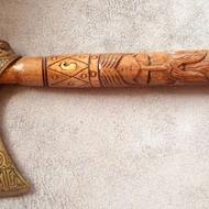 تبر وایکینگی کلکسیونی تیغه برنجی