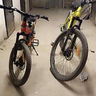 دو عدد دوچرخه 26و20بدنه فولاد
