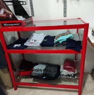 میز پیشخوان فلزی یک متر در پنجاه سانت