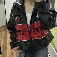 جکت فراری طرح چرم مشکی