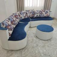 مبل 7 نفره با جلو مبلی