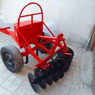 دیکس و پنج شاخ تیلر و گاوآهن و چنگه و تخته و چرخ اهنی