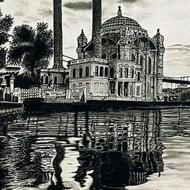 تابلو دکوراتیو منظره شهری