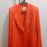 مانتو کتی شیک شال سفید مرواریدی نو