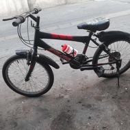 دو عدد دوچرخه سایز 20 دنده ای هر دو سالم و مرتب لوازم نو