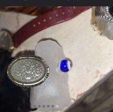 انگشتر نقره925سنگ یشم