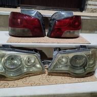 چراغ جلو وعقب پراید132