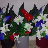 گل سبدی مصنوعی