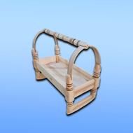 گهواره چوبی در سایزبندی - گهواره نوزاد - گهواره علی اصغر