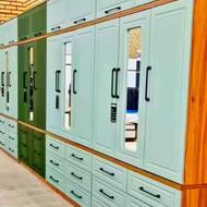 کابینت کمد دیواری سبز نعنایی