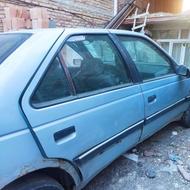 روا مدل 87 تصادفی درب عقب