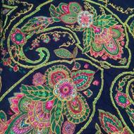 شال ترکمن سرخ آبی