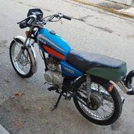 موتور 125مدل 86 پلاک قدیم