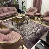 مبلمان کلاسیک 7 نفره با میز غذاهوری 8 نفره