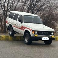 تویوتا لندکروز استیشین فرماندهی fj62 مدل 1986 مزاییده