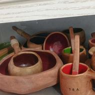 ظروف دفرمه سفالی فروشی