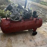 پمپ باد 200 لیتری دوسیلندر