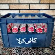 جعبه شیشه خالی نوشابه کافی کولا