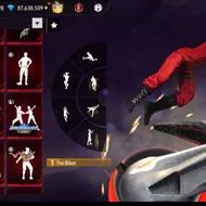 جم و گان و اسکین و دنس برای اکانت فری فایر