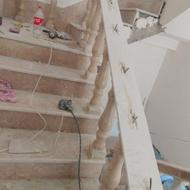 لکه گیری و خرده کاری کاشی سنگ گچ