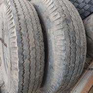 لاستیک بارز گل جلو سایز700/16حدود 50 درصد و جنیو گل عقب