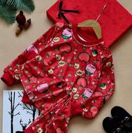 ست بلوز و شلوار بلدایی جنس مخمل بددن ریزش