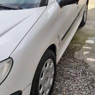 فروش 206 تیپ 2مدل 89رنگ سفید