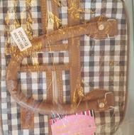 کیف طرح چرم و برزنت