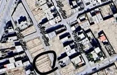 زمین مسکونی دو ممر روستای برزش آباد مشهد