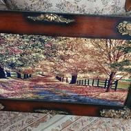 قاب فرش منظره شیک