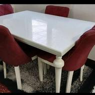 میز ناهار خوری 4 نفره همراه با صندلی