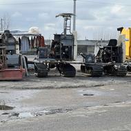 بزرگ‌ترین مجموعه استوک کمباین برنج مازندران بهنمیر