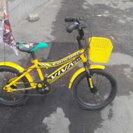 دوچرخه 16 در حد نو مناسب برای سن 4تا 7 سال