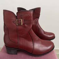 بوت زنانه رنگ زرشکی سایز 40