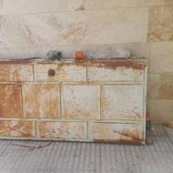 درب دولنگه حیاطی سالم