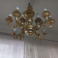 فروش لوستر برنجی 12 شعله