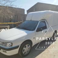 کابین عقب پراید وانت باربند اریسان اتاق مسقف وانت 151